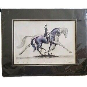 TROT ON by Kelli S Swan Limited Edition Print 1999 207/300 Cygnet Lithography